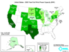 US 2003 Year End Wind Powre Capacity (MW)